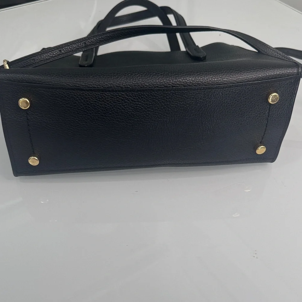 Coach Black Leather Satchel